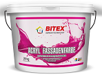 Экономичная фасадная краска, белого цвета Acryl Fassadenfarbe Bitex