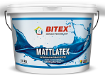 Матовая латексная краска для внутренних работ Mattlatex Bitex