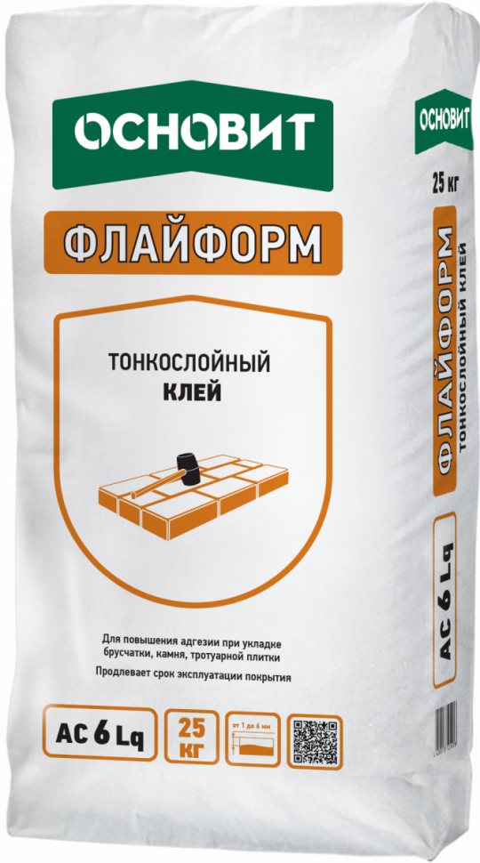 ТОНКОСЛОЙНЫЙ КЛЕЙ ОСНОВИТ ФЛАЙФОРМ AC6 LQ